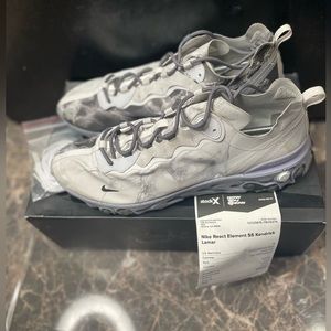 Kendrick Lamar x React Element 55 'Pure Platinum' Mens Size 14